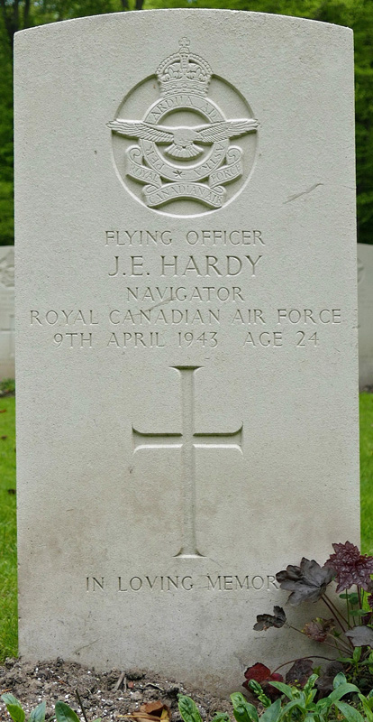 F/O John Edward Hardy<br/><br /><br />died April 8th, 1943